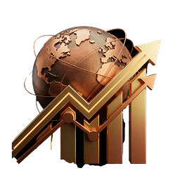 Globe with price indicators