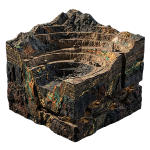 Mining terrain